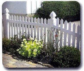 picket fence styles vinyl fence