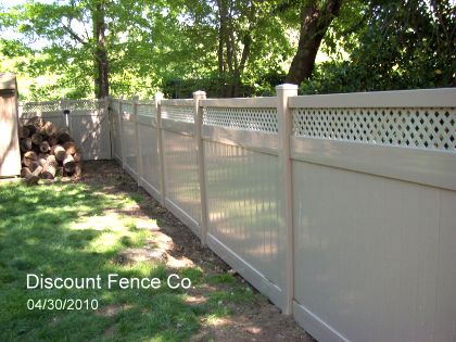 6' High Georgetown Vinyl Fence